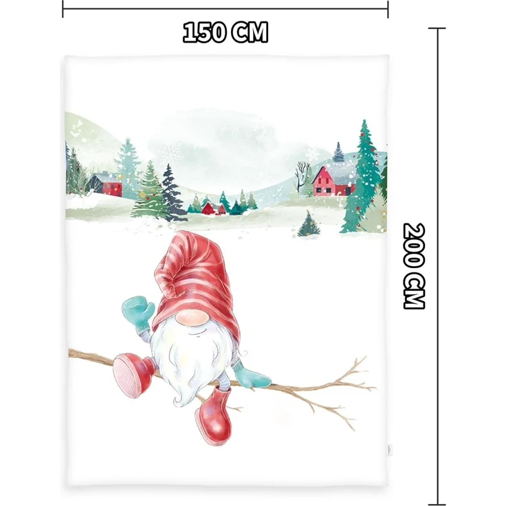 Herding Wichtel Wellsoft-Flauschdecke Wohndecke 150x200 cm – Bild 4