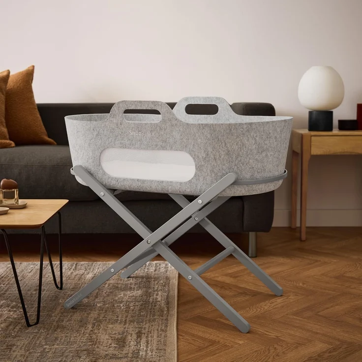 Snüz SnüzBaskit Moses Basket + Stand Set - Dove Gr – Bild 6