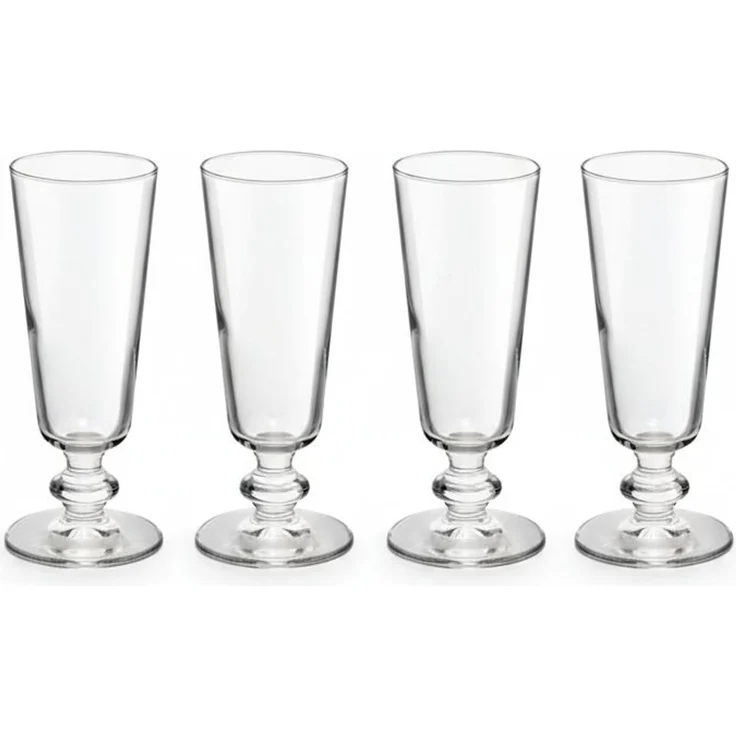 Hermia Concept 'Pure 180 - Transparent' Weingläser-Set (4-teilig), Transparent, 6,8 x 6,8 x 16 cm, 180 ml – Bild 4