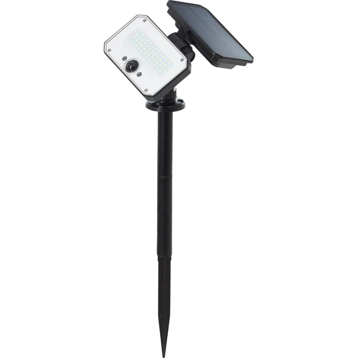 Brilliant LED Solarleuchte Joplin LED Außenspießleuchte, Solar, 54 cm, 1100 lm, 4100 K, schwarz – Bild 6