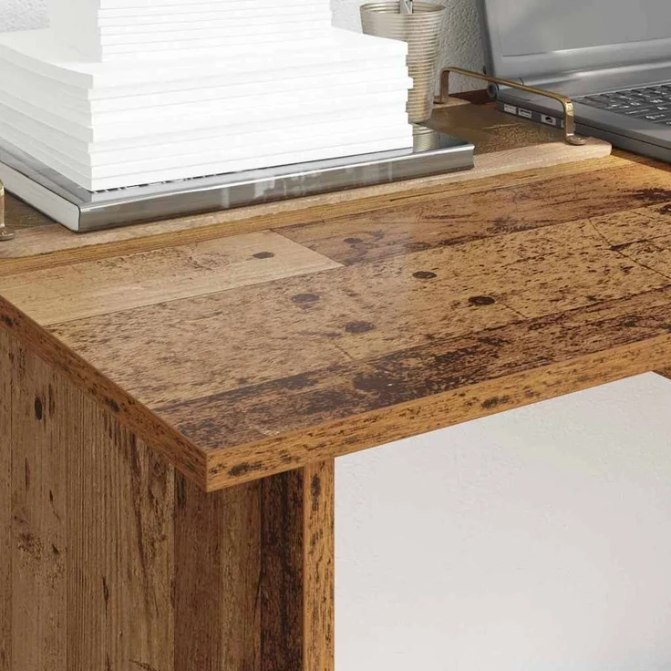 vidaXL Schreibtisch Altholz 100 x 50 x 76 cm Holzwerkstoff 875248 – Bild 3