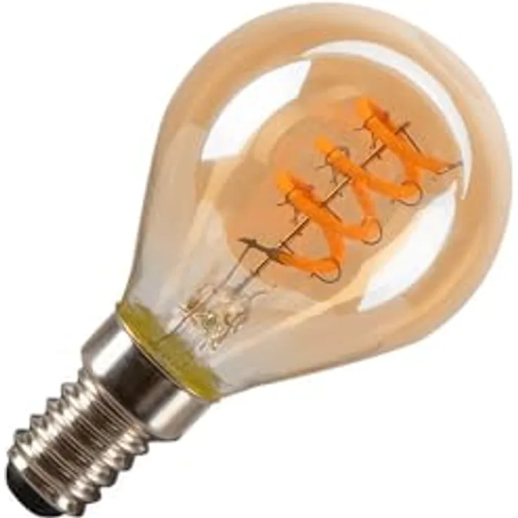 SLV LED G45, LED-Leuchtmittel, gold, E14, PHASE, 2W, 1800K - LED Lampen Sockel E14