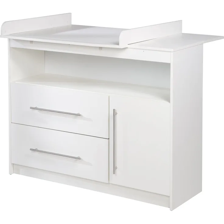 roba Wickelkommode 'Maren' - abnehmbarer Wickelansatz - breit - 2 Schubladen - Wickelhöhe 90 cm