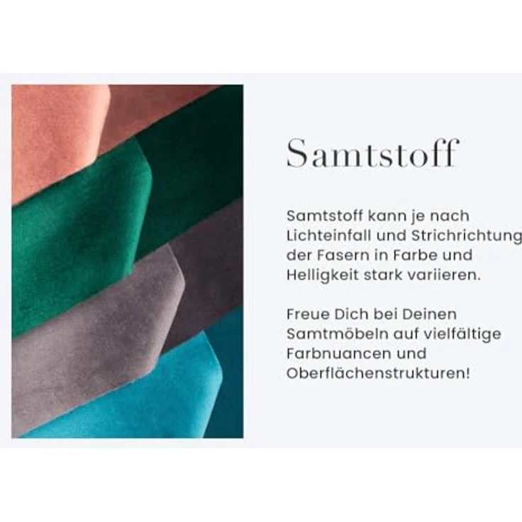 riess-ambiente Fußhocker SCANDINAVIA grau / schwarz (Einzelartikel, 1 St), Wohnzimmer · Samt · Metall · Scandinavian Design – Bild 5