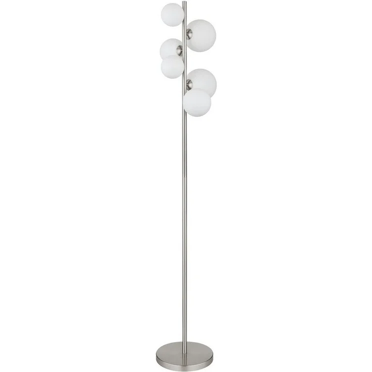 GLOBO LIGHTING Stehlampe RIHA, Leuchtmittel wechselbar, Warmweiß, Stehleuchte/Wohnzimmer/Schlafzimmer/Flur – Bild 2