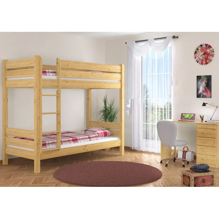 Etagenbett Kiefer natur 80x190 Stockbett Hochbett teilbar