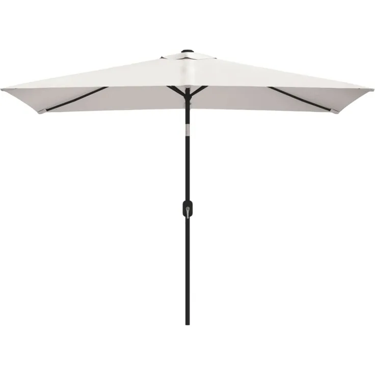 vidaXL Sonnenschirm 200x300 cm Sandweiß Rechteckig 40772