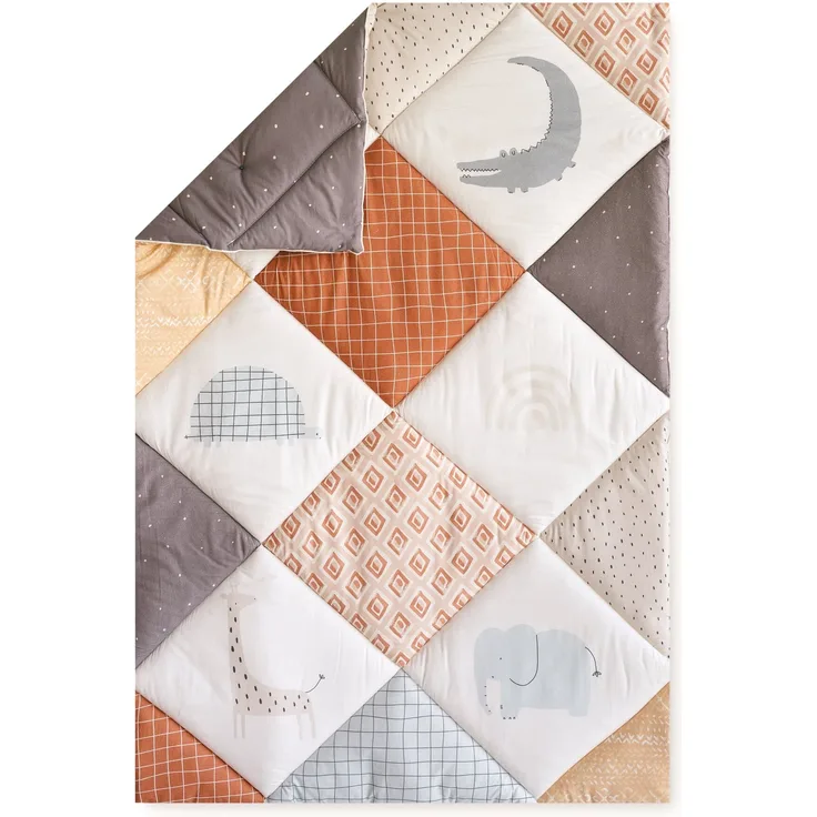 Julius Zöllner Krabbeldecke Organic 95x135 cm Wild Patch