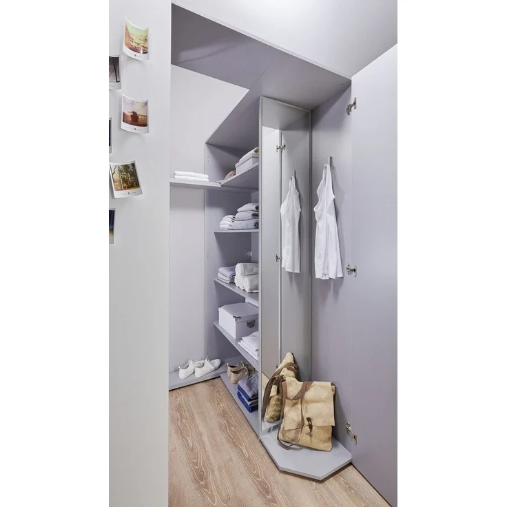 Wimex Eckschrank Norderney Begehbarer Kleiderschrank, Ecklösung, Garderobe – Bild 3