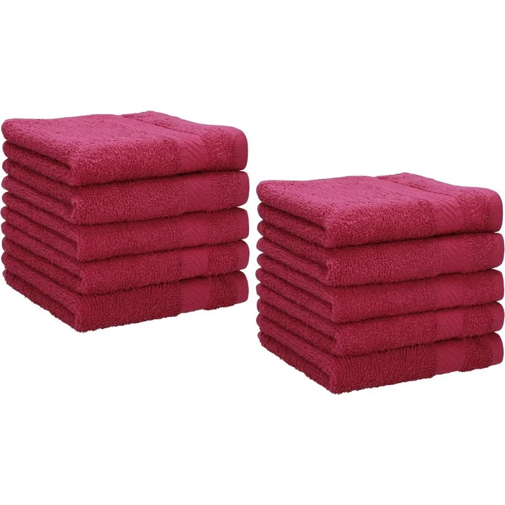 Betz Seiftuch 10 Stück Seiftücher Seiflappen Set Palermo Größe 30x30 cm
