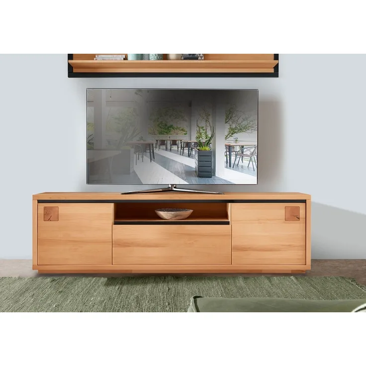 TV Board 215x56cm "Bergamo" Kernbuche geölt WZ-0159