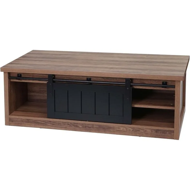 MCW Couchtisch MCW-K75-C, Mit jeweils 3 Fächern an Vorder- und Rückseite