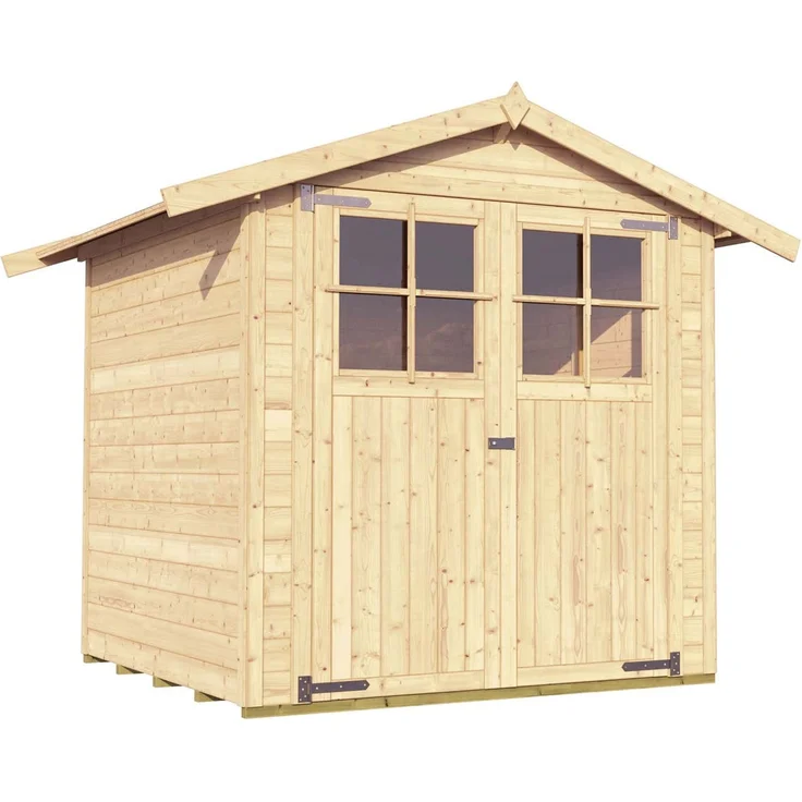WEKA Gartenhaus 316 Gr. 1 198x148 Gerätehaus aus Holz Geräteschrank mit 19 mm Wandstärke Gartenhaus – Bild 1