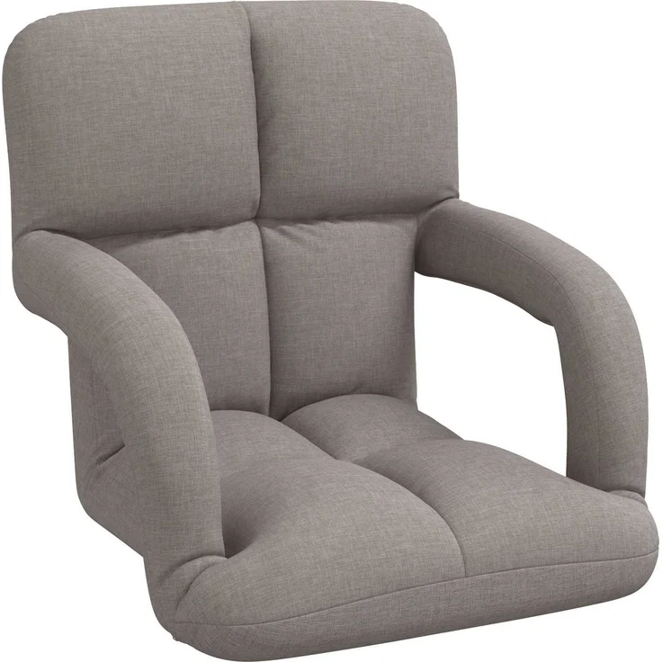 vidaXL Verstellbarer Fußsessel Taupe 58 x 62 x 58 cm Stoff 42028129 – Bild 2