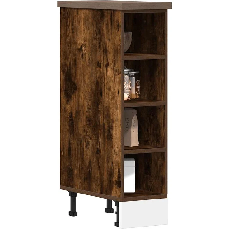 vidaXL Unterschrank Riga Räuchereiche 20x44,5x81,5 cm Holzwerkstoff 854188 – Bild 1