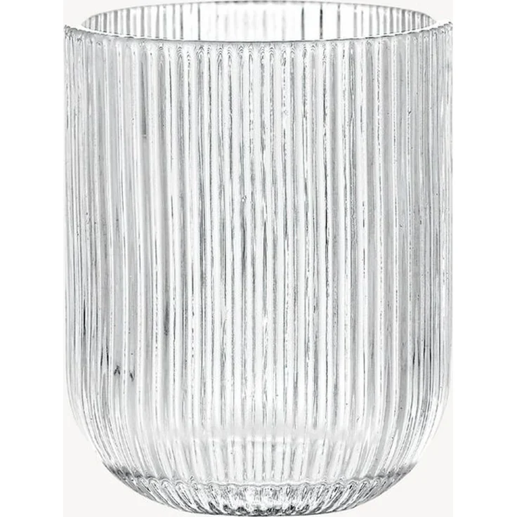 Zoha Gläser-Set Relief Crystal Glas Set - Latte Macchiato Tee Softdrink, 12-tlg, Glas, Hitzebeständig - verschiedene Größen – Bild 4