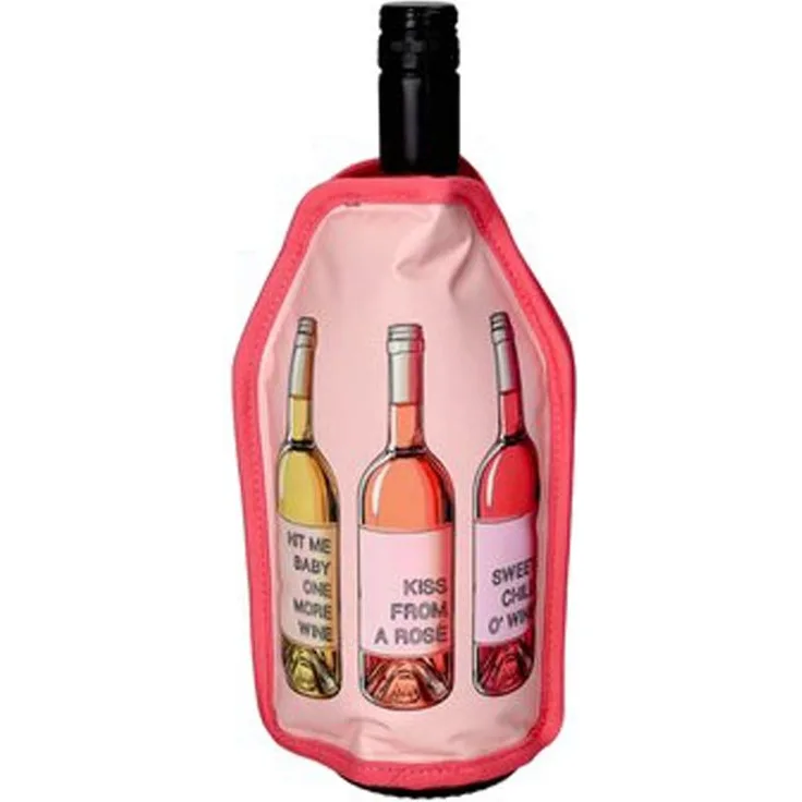 Giftcompany - Kühlmanschette Sektkühler Weinkühler Weinflaschen Rosa 1218501012