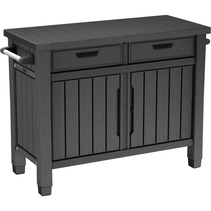 Keter Grillablagetisch "Unity XL Entertainment" 250 L Anthrazit Service-Tisch Gartentisch – Bild 1