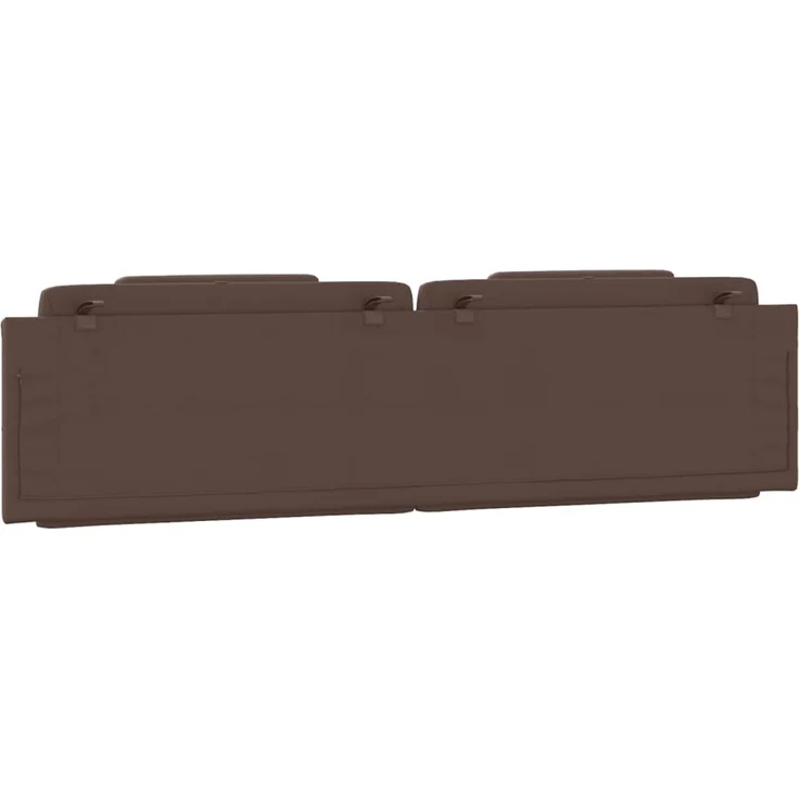 vidaXL Kopfteil-Kissen Braun 200 cm Kunstleder 374816 – Bild 7