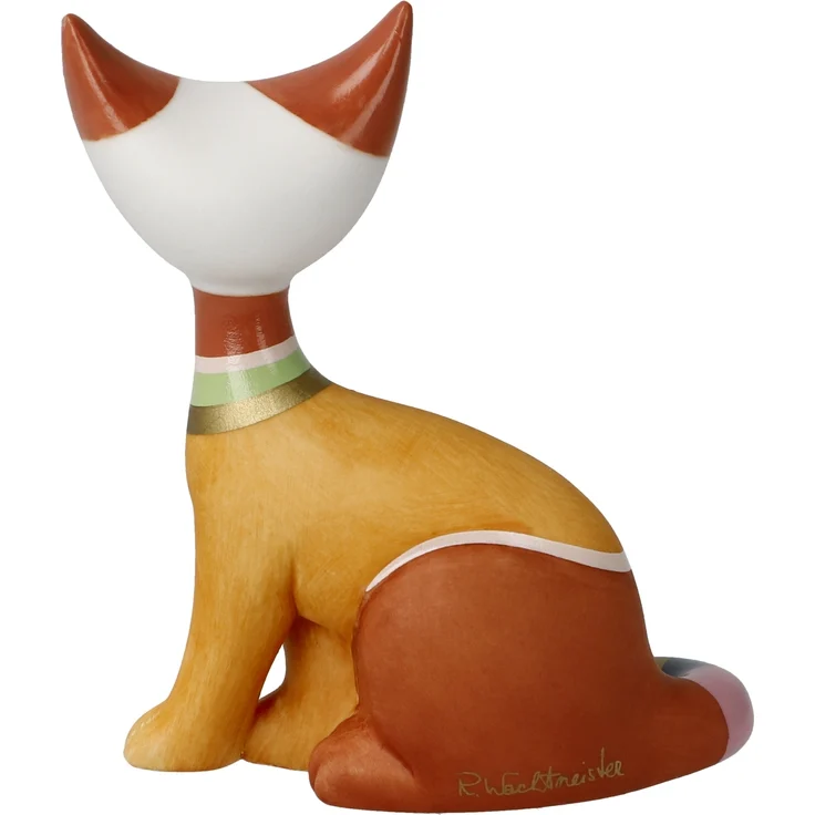 Goebel / Rosina Wachtmeister Katze Pablo,Figur,7,0cm x 4,5cm x 8,0cm / Biskuit-Porzellan / 7,0cm x 4,5cm x 8,0cm – Bild 4
