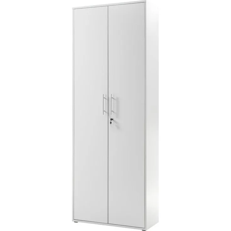 Aktenschrank >Lommel< in lichtgrau - 80x216x35cm (BxHxT)