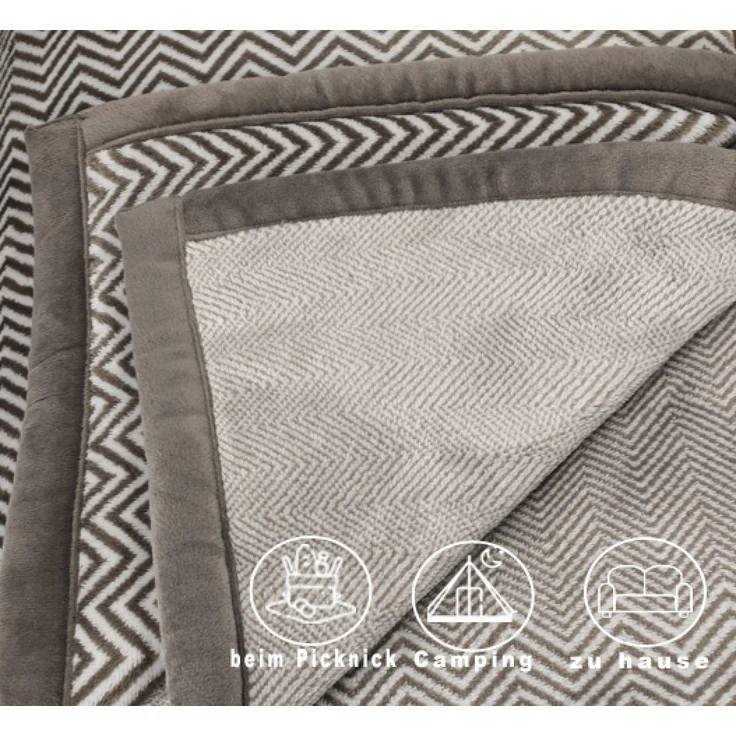 Wohndecke Betz XXL Kuscheldecke Sofadecke MONTE CARLO 150x200 cm, Betz – Bild 3