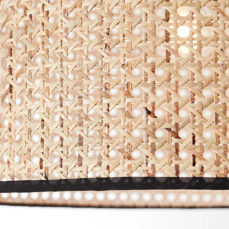 Brilliant Leuchten No. 93138-06 Bogenstandleuchte Wiley 1-flammig E27 Rattan – Bild 3