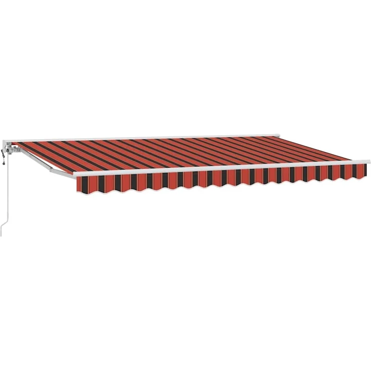 vidaXL Markisenrahmen Orange und Schwarz 400 x 200 cm 3329806 – Bild 1