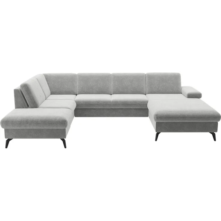 sit&more Wohnlandschaft Morris Jubi U-Form, B: 300 cm, mit Armteilfunktion & 1 Zierkissen, optional Bettfunktion