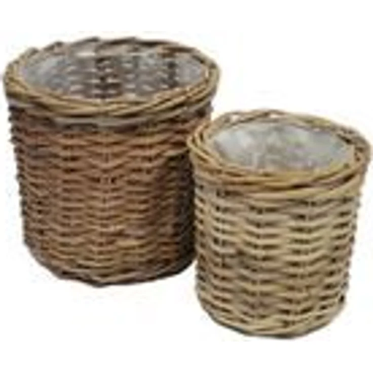 Rattan Korb Siena 2 er Set Klein – Bild 15