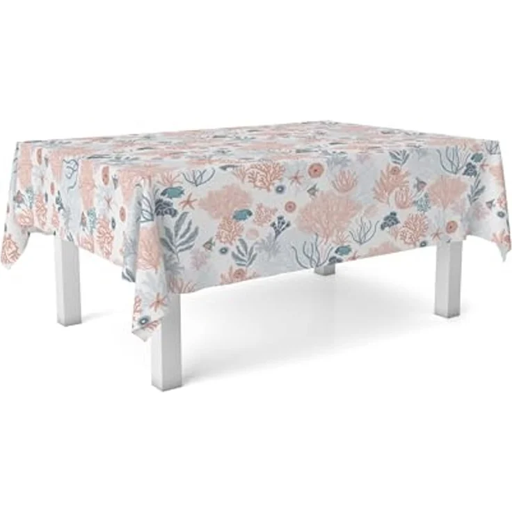 Tischdecke, Wachstuch, Rot, 180 x 140 cm – Bild 3