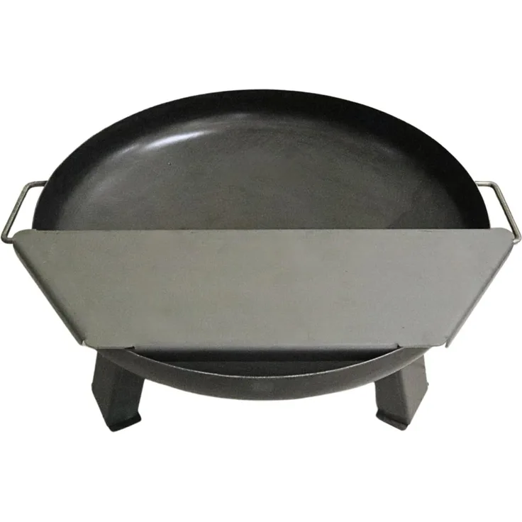 SOUK ONE Feuerplatte Plancha Platte aus Stahl 4mm, Grillplatte passend für Feuertonne 100 cm (Lieferung ohne Feuerschale)