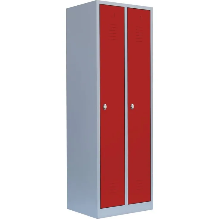 Steelboxx Spind Spind, Garderobenschrank, Stahlschrank, Metallschrank, Kleiderspind (1-St) Komplett verschweißt und montiert