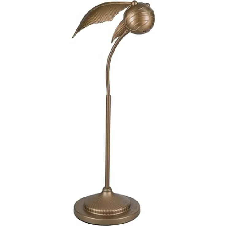 Golden Snitch Paladone Posable Schreibtischlampe - Offiziell lizenziertes Harry Potter Licht für Nachttisch Lesen, flexibler Hals, Geschenk für Home Office Decor – Bild 5