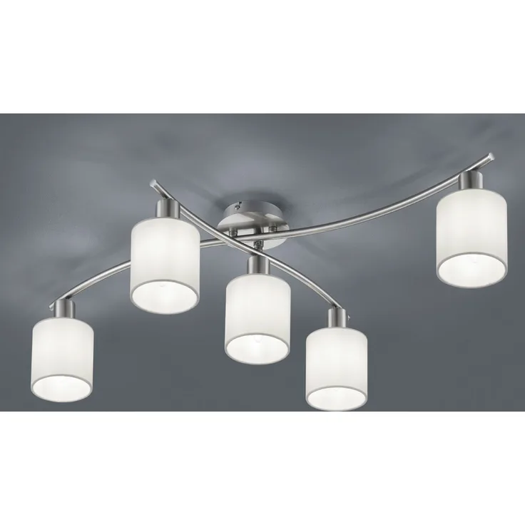 Deckenleuchte Deckenlampe Wohnraumleuchte GARDA 25 Watt 5x E14 weiss