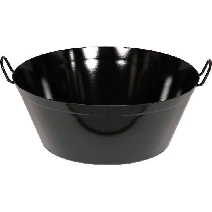 Riess Schmalzpfanne tief 45cm schwarz Emaille Induktion