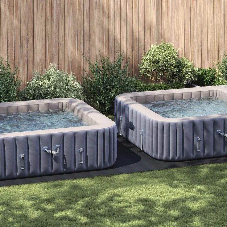 vidaXL Bodenfolie für Pools 640 x 321 x 0,1 cm Rechteckig Vliesstoff 42009125 – Bild 1