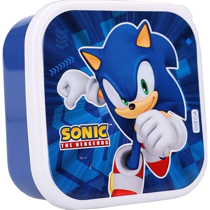 Sonic 3 Teilig Lunchbox Set Fresh Bites für Schule und Freizeit – Bild 5