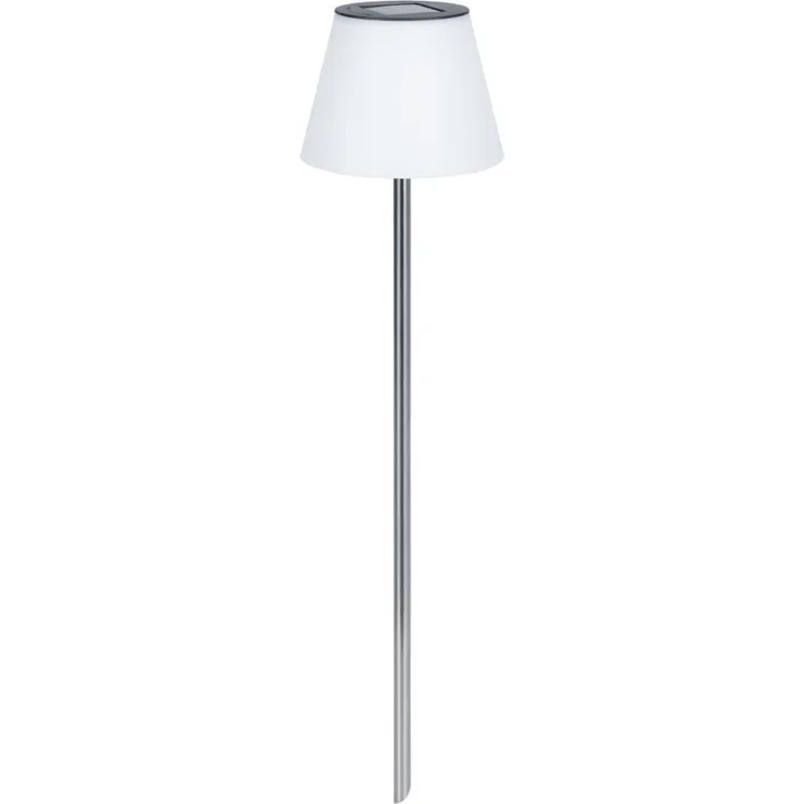 Solar LED Gartenlampe 90 x 18 cm kaltweiß Stehlampe Solarleuchte