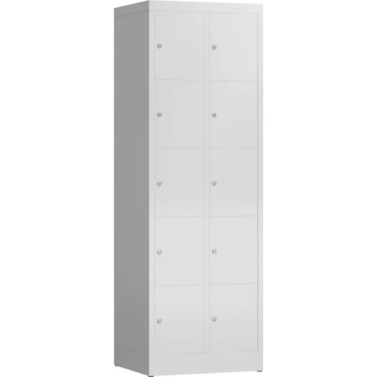 Steelboxx Fächerschrank Schließfachschrank 10 Fächer Spind 180x60x50cm (1-St) Komplett verschweißt und montiert - keine Montage erforderlich – Bild 5