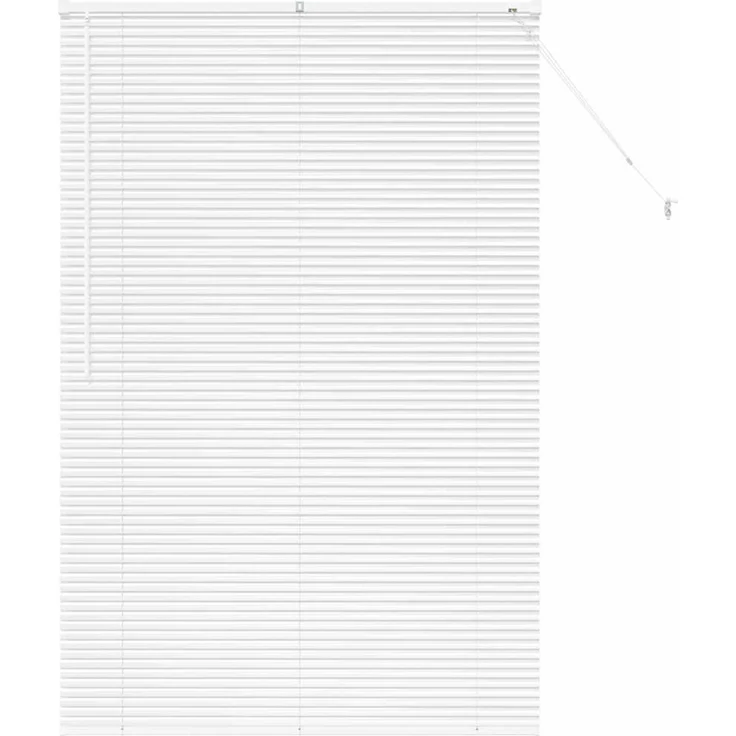 vidaXL Venezianische Jalousie Weiß 175 x 115 cm 25 mm Aluminium 42006000 – Bild 2