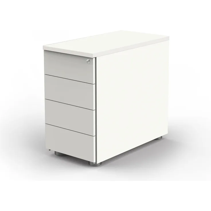 Kerkmann Büro Anstell-Container MOVE3 / MOVE2 (B)43x(T)80x(H)72-76 höheneinstellbar Ahorn