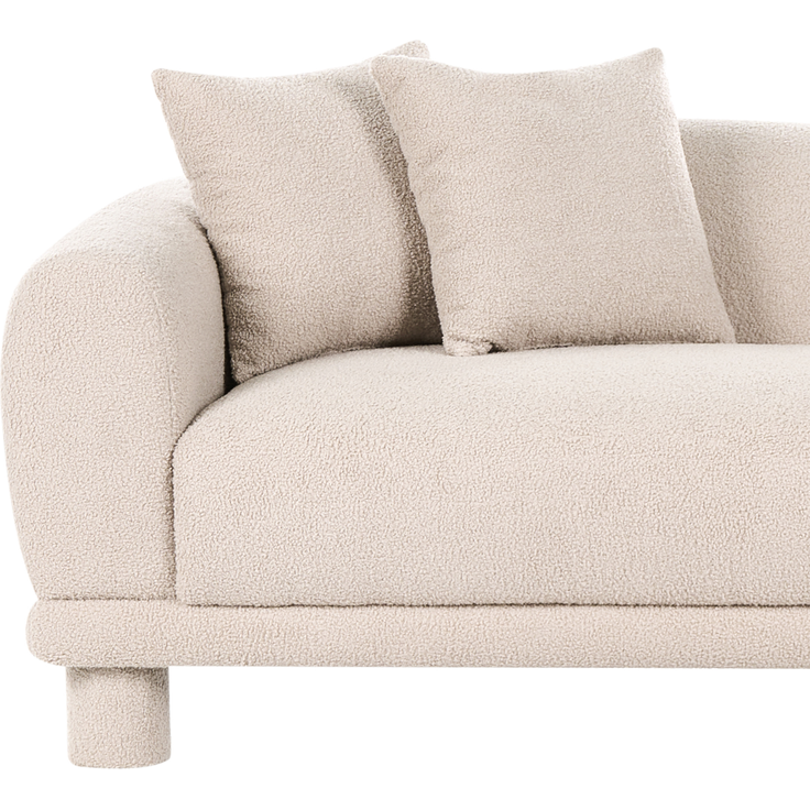 Sofa 3-Sitzer PORI Bouclé Beige – Bild 7