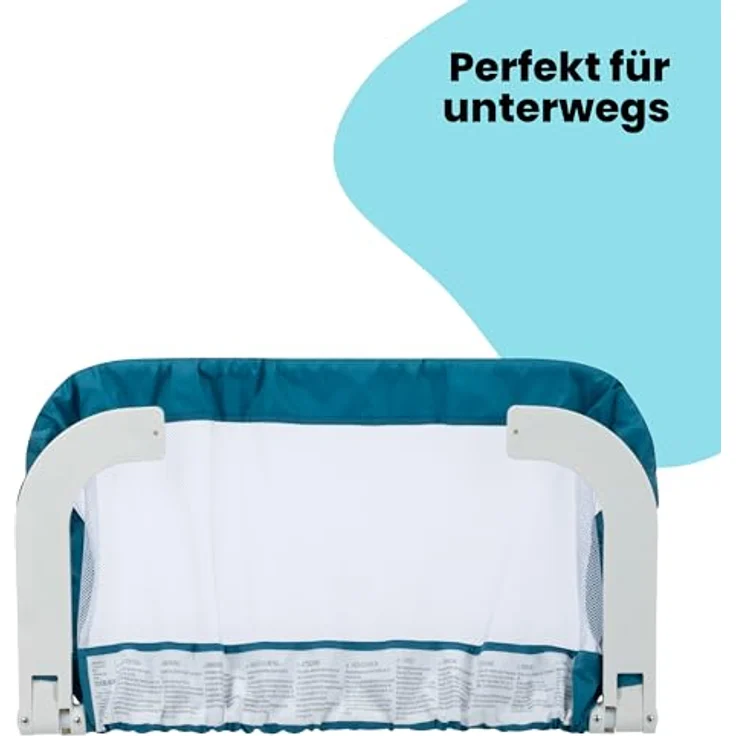 Safety 1st Bettschutzgitter 24830010 blau, BxH 101x42 cm – Bild 3