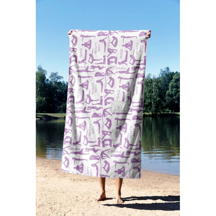 Mijolnir 'Yoga Sunrise 70' Strandtuch, Mehrfarbig, 70 x 130 cm – Bild 3