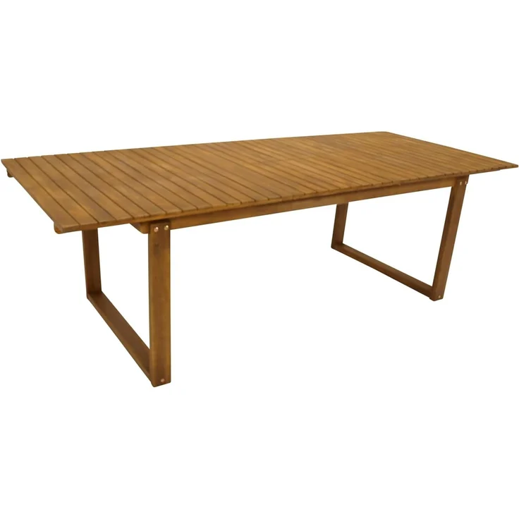 DEGAMO SANTIAGO Garten-Ausziehtisch, Holz Akazie, braun, 180/240x100cm – Bild 4