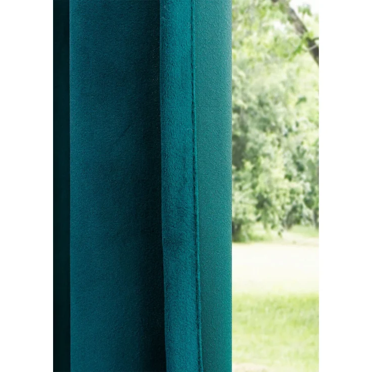 Lysel -Dekoschal Prentiss #1W in den Maßen (B x H): 135cm x 245cm in Petrol/Blau – Bild 6