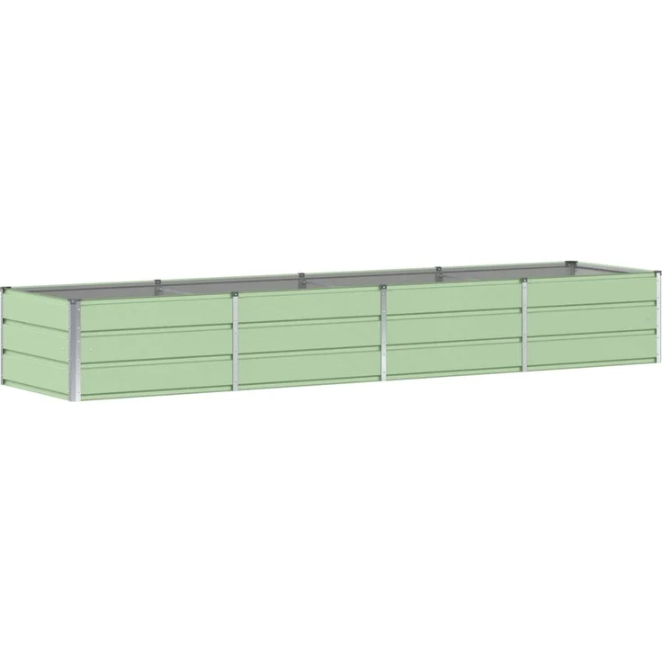 vidaXL Pflanzkübel Grün 320 x 80 x 45 cm Stahl 42018248 – Bild 2