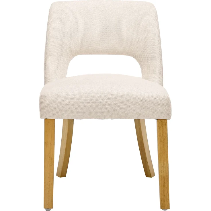 Merax Esszimmerstuhl Beine aus Massivholz, Bezug aus Leinenstoff (Set, 4 St), 4er Set Polsterstühle Küchenstuhl Wohnzimmerstuhl Beige – Bild 10