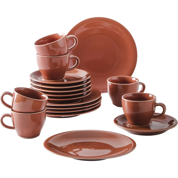 KAHLA Homestyle Kaffeeservice 18tlg. siena red – Bild 1